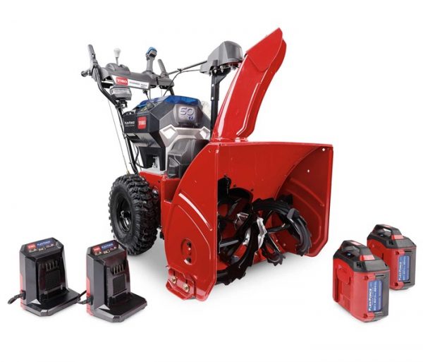Toro 24″ (61 cm) 60V MAX* (2 x 6.0 ah) Electric Battery Power Max® e24 Two-Stage Snow Blower (39924)