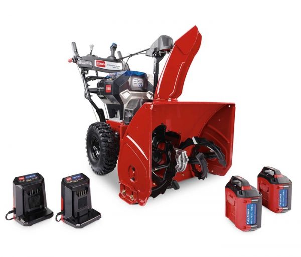 Toro 26″ (66 cm) 60V MAX* (2 x 7.5 ah) Electric Battery Power Max® e26 HA Two-Stage Snow Blower (39926)