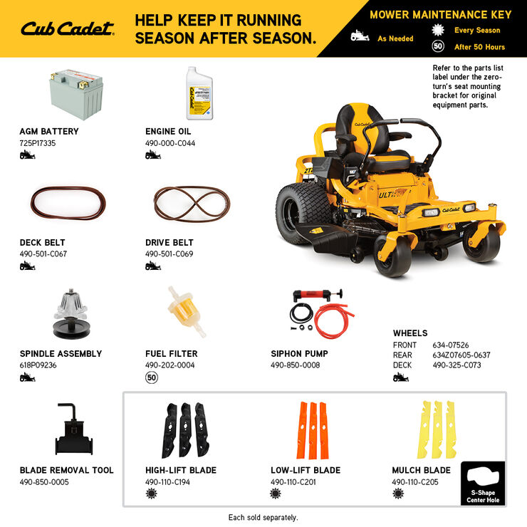 Cub Cadet ZT2 54 (17AIEAC3A10) Cub Cadet ZT2 54 (17AIEAC3A10)