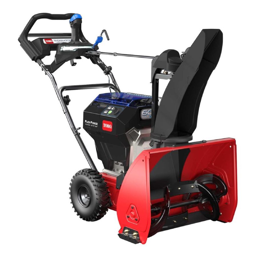 Toro 60V MAX* 24 in. (61 cm) SnowMaster® Single-Stage Snow Blower - (1) 10.0Ah & (1) 5.0Ah Batteries Included (39915)
