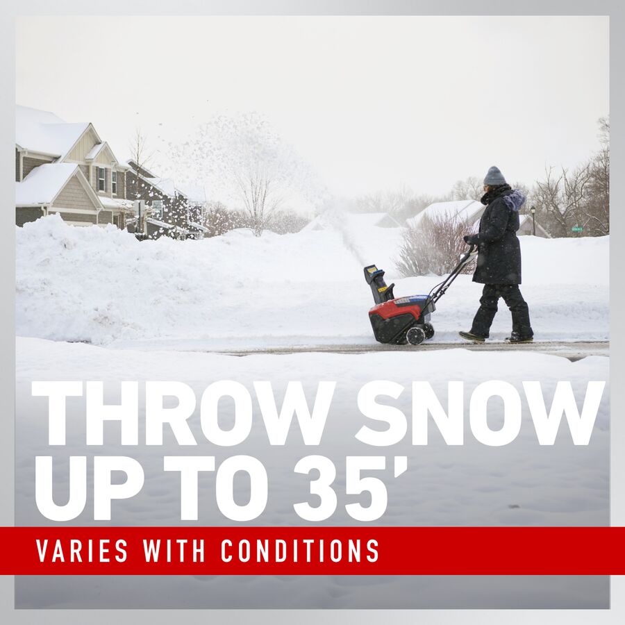 Toro 60V MAX* 21 in. (53 cm) Power Clear® Self-Propel Single-Stage Snow Blower - 10.0Ah Battery Included (39921)