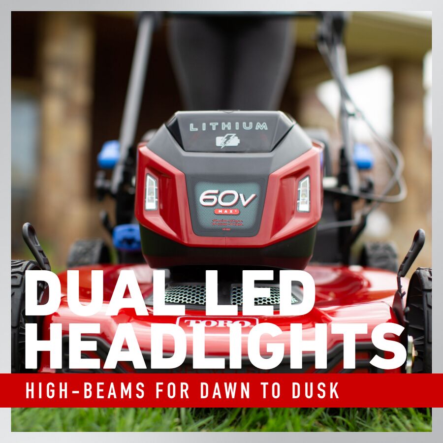 Toro 60V Max* 22 in. (56 cm) Recycler® w/Personal Pace® Lawn Mower - 6.0Ah Battery Included (21467)