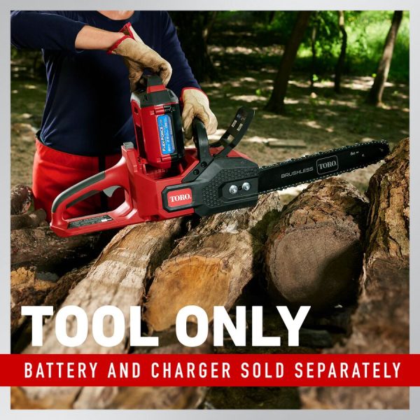 Toro 60V MAX* 16 in. (40.6 cm) Brushless Chainsaw - Tool Only (51850T)