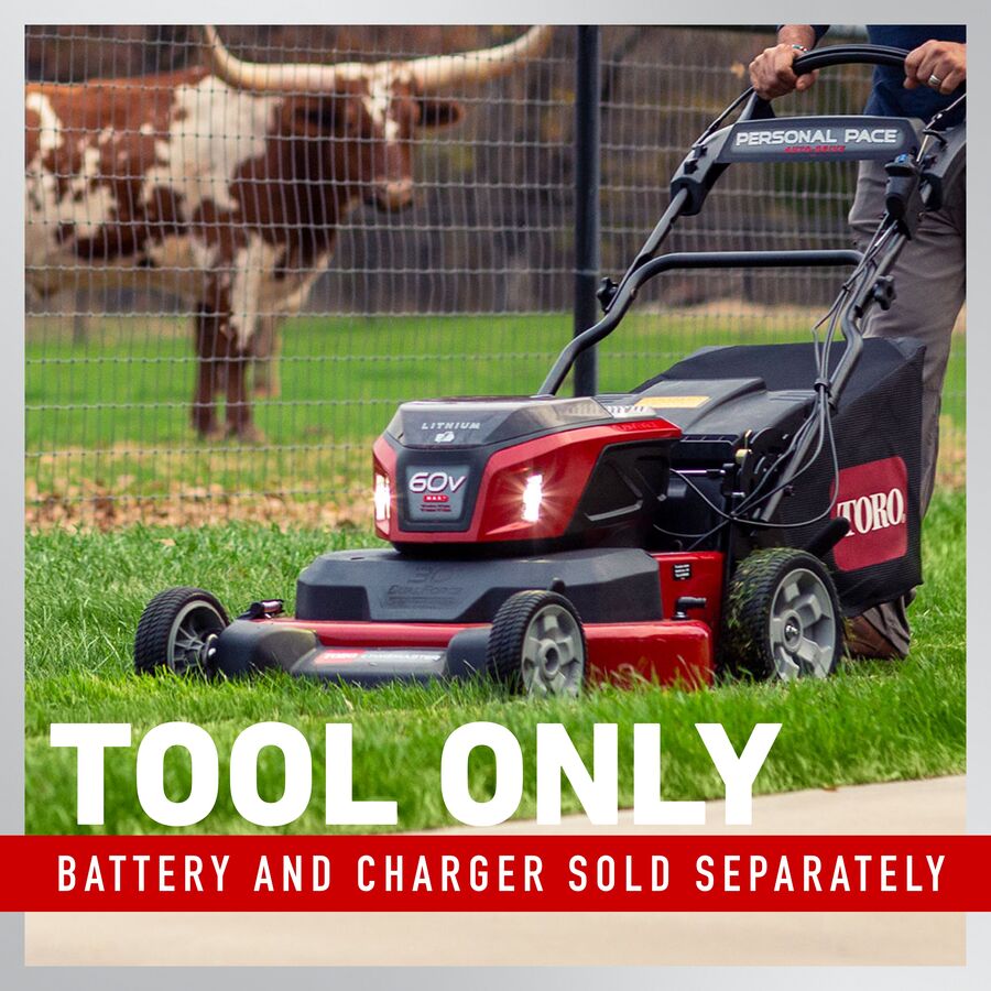 Toro 60V MAX* 30 in. (76 cm) eTimeMaster® w/Personal Pace® Lawn Mower - Battery Not Included (21491T)